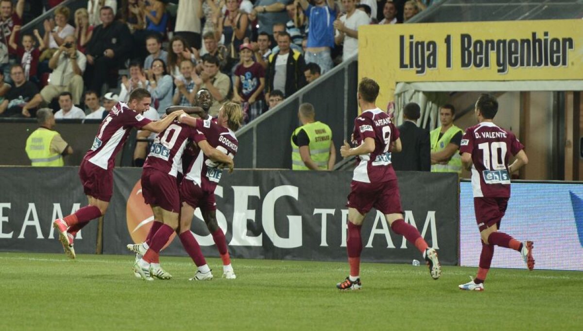 VIDEO şi FOTO » CFR Cluj - CSMS Iaşi 2-2. Repetiţie nereuşită pentru meciul cu Basel