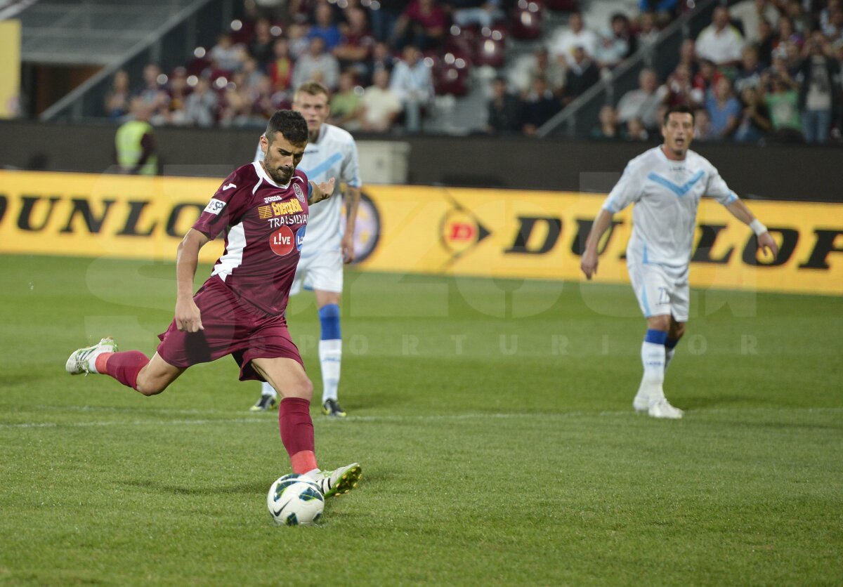 VIDEO şi FOTO » CFR Cluj - CSMS Iaşi 2-2. Repetiţie nereuşită pentru meciul cu Basel