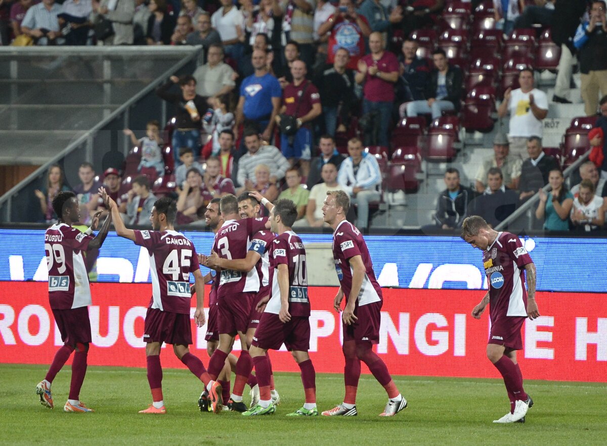 VIDEO şi FOTO » CFR Cluj - CSMS Iaşi 2-2. Repetiţie nereuşită pentru meciul cu Basel