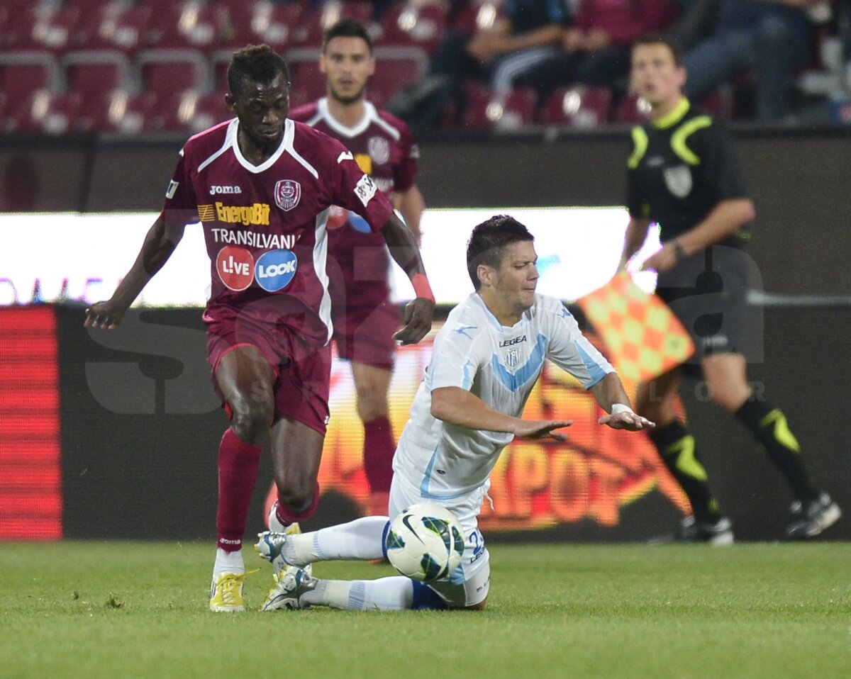 VIDEO şi FOTO » CFR Cluj - CSMS Iaşi 2-2. Repetiţie nereuşită pentru meciul cu Basel