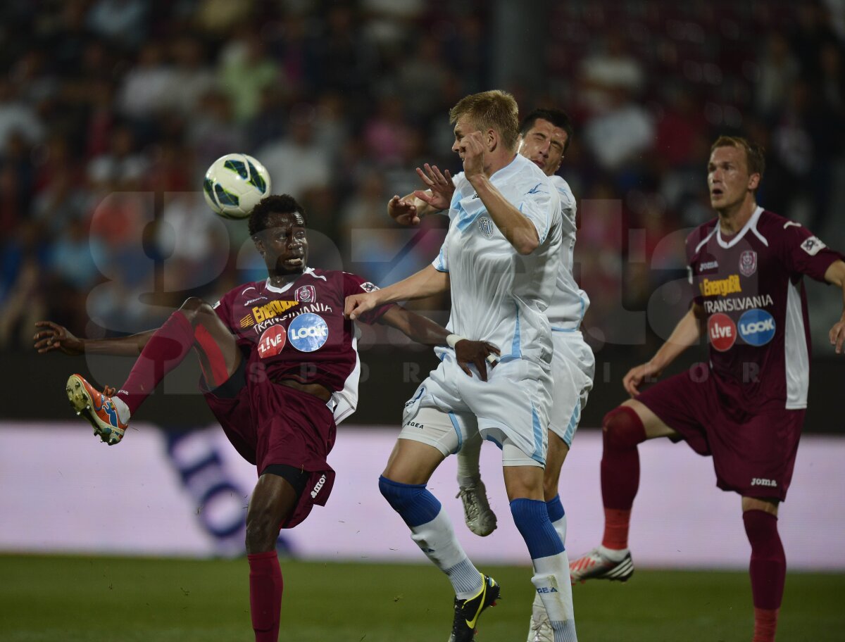 VIDEO şi FOTO » CFR Cluj - CSMS Iaşi 2-2. Repetiţie nereuşită pentru meciul cu Basel