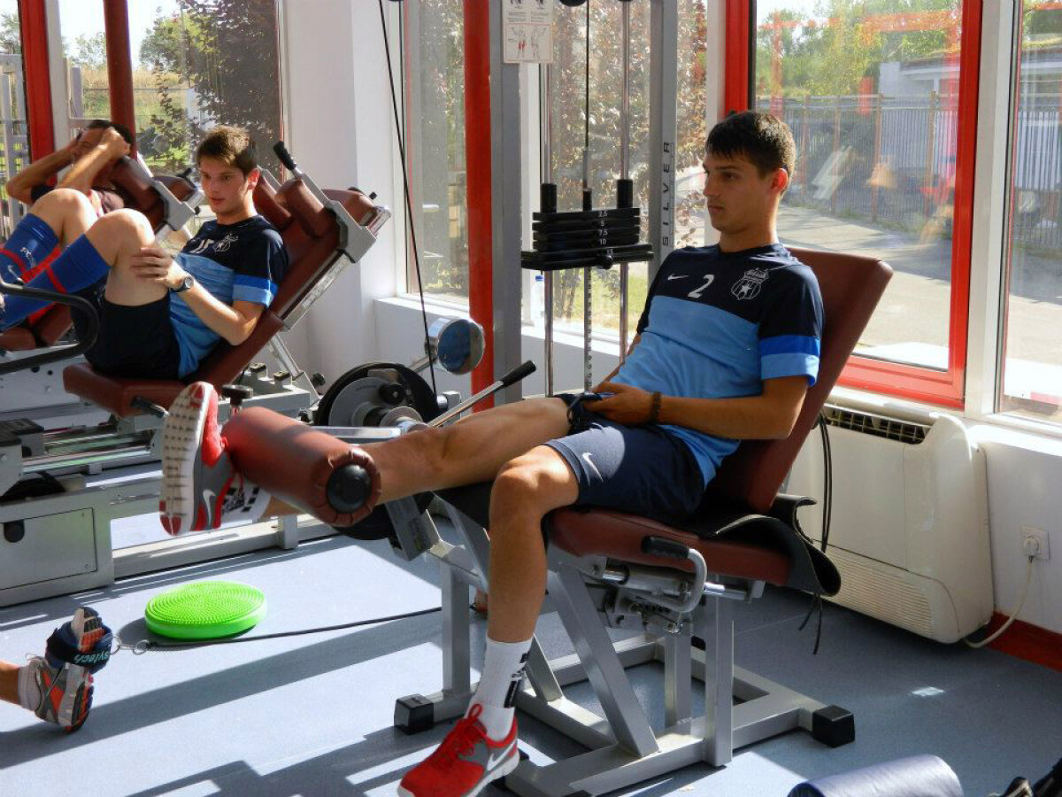 Acrobaţii în sală nou-nouţă! » Steaua are o nouă zonă de fitness la stadionul Ghencea