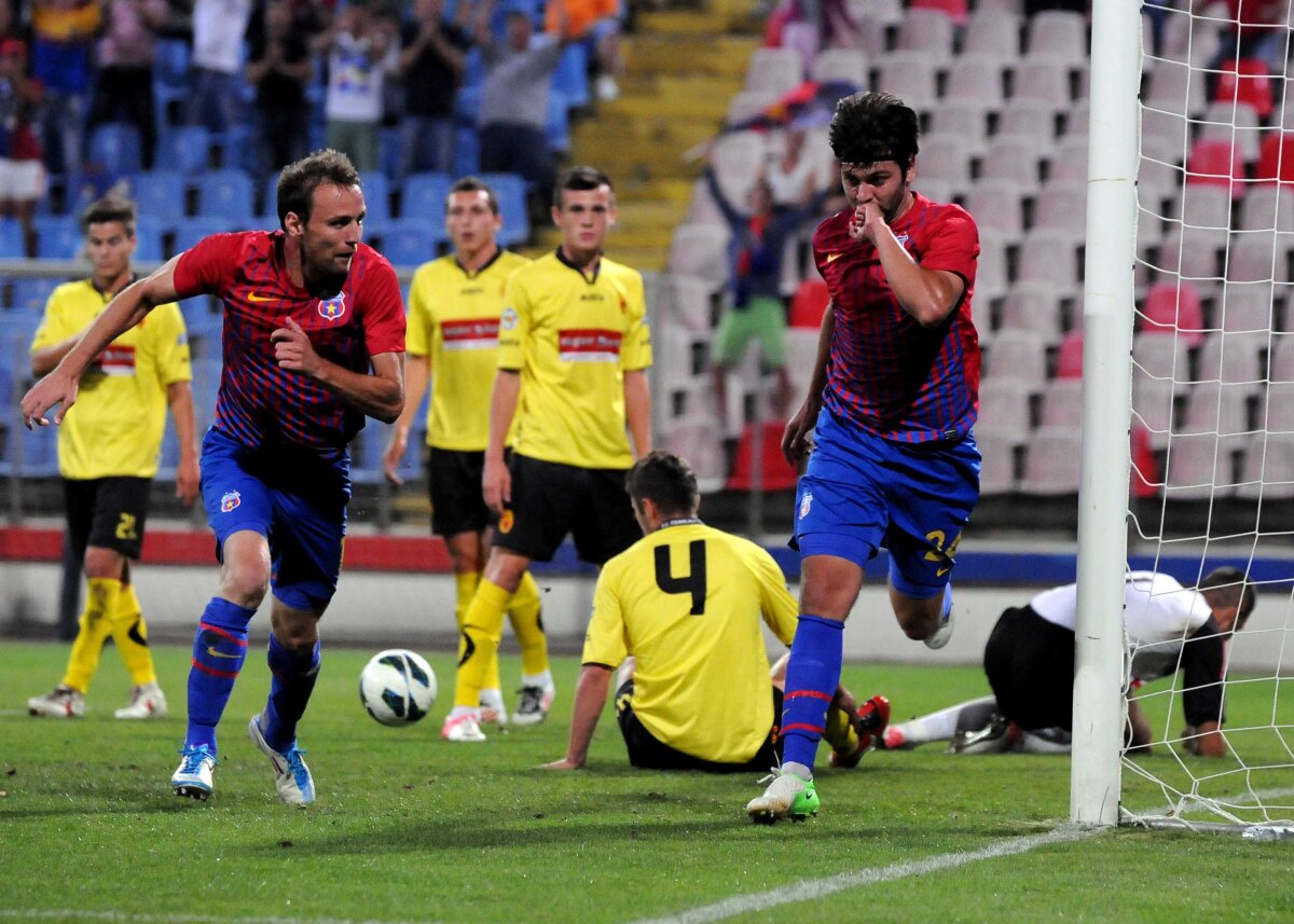 VIDEO Steaua - Ceahlăul 3-0 » "Motoretele" lui Reghe se distanţează de rivale