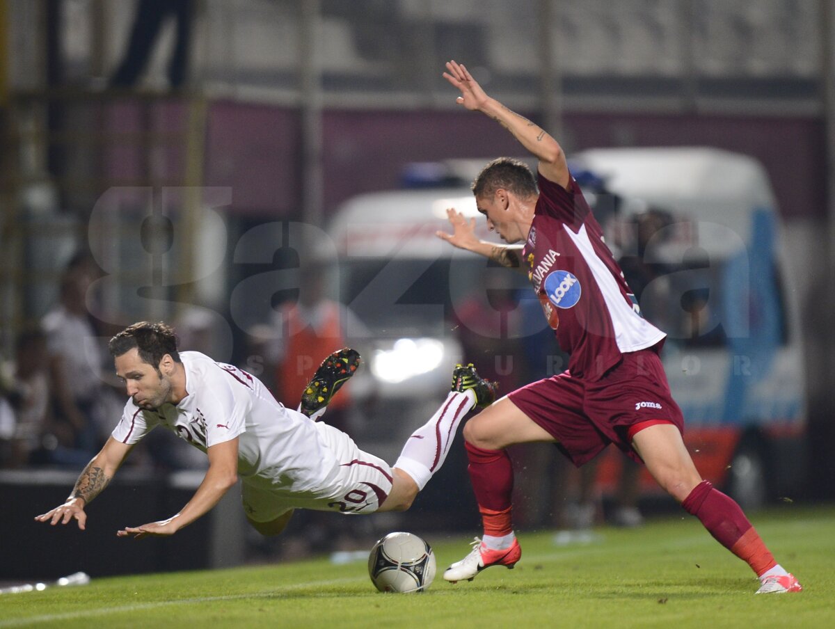 FOTO ŞI VIDEO Rapid - CFR Cluj 3-2 » Giuleştenii au revenit jucînd în zece după 0-2 la pauză