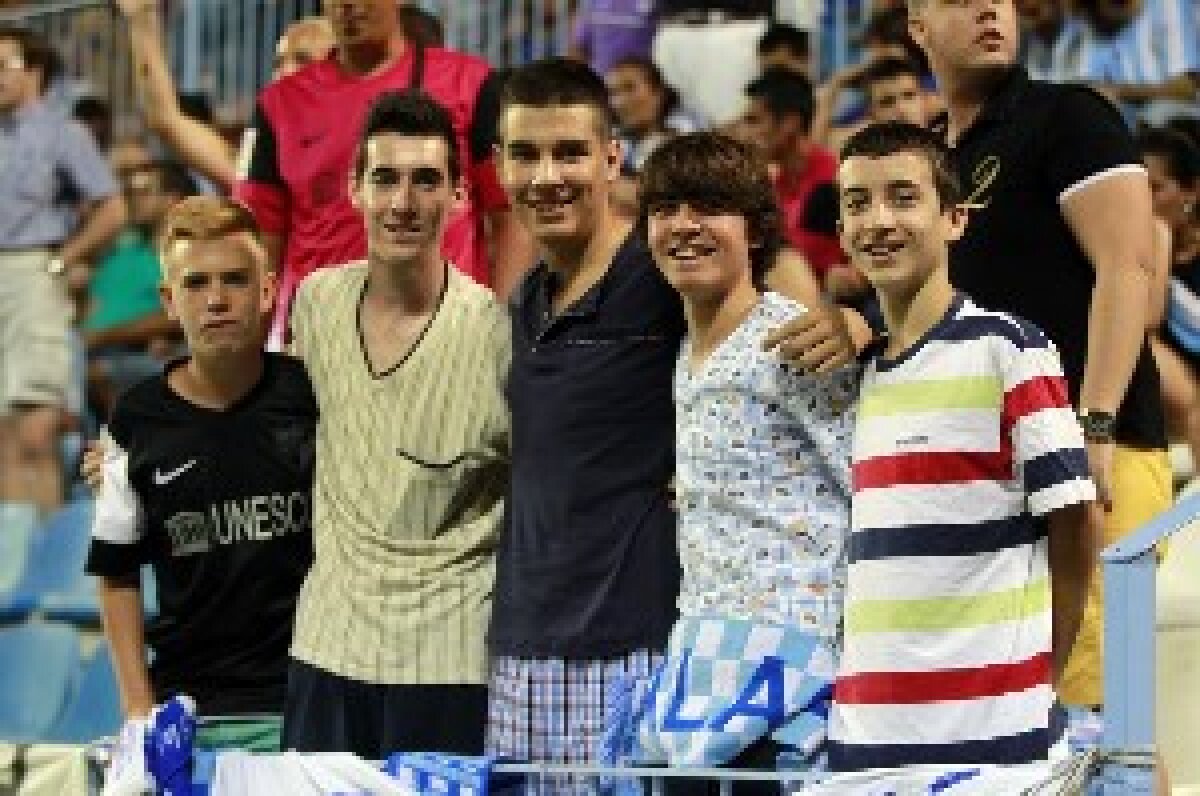 Fanii Malagăi au venit la stadion în pijamale. Nu pentru petrecere :O