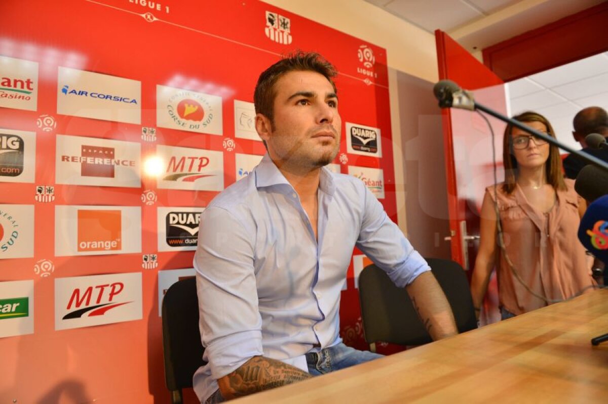 Mutu, prezentat la Ajaccio! "Nu vreau să fiu starul echipei" » Antrenorul său e convins: "Este Ibrahimovici al nostru"