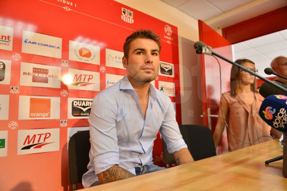 Mutu, prezentat la Ajaccio! "Nu vreau să fiu starul echipei" » Antrenorul său e convins: "Este Ibrahimovici al nostru"