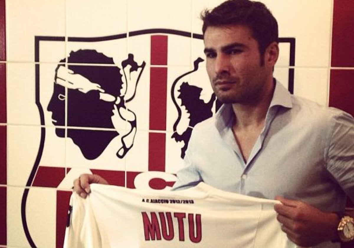 Mutu, prezentat la Ajaccio! "Nu vreau să fiu starul echipei" » Antrenorul său e convins: "Este Ibrahimovici al nostru"