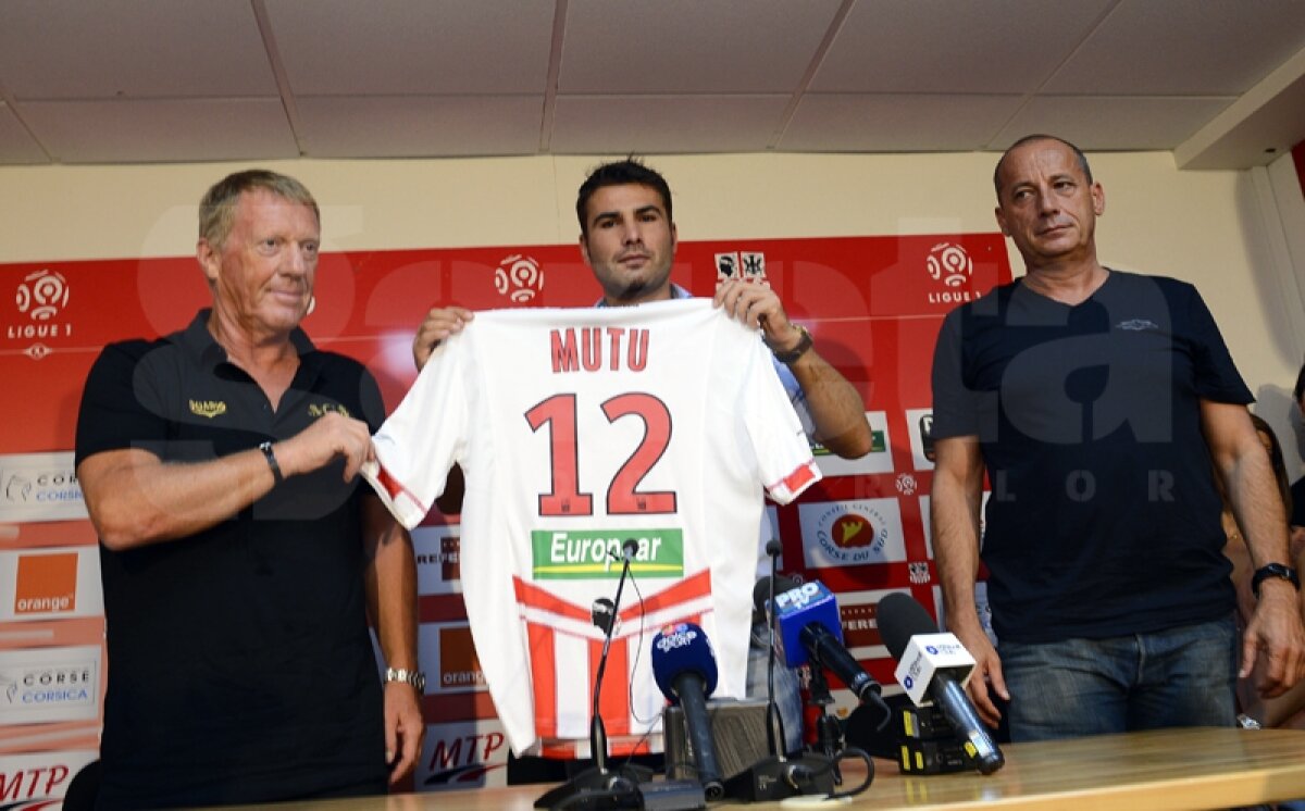 Adrian Mutu a anunţat că vrea să-şi încheie cariera la Ajaccio: "Nu am venit ca să fiu un star"