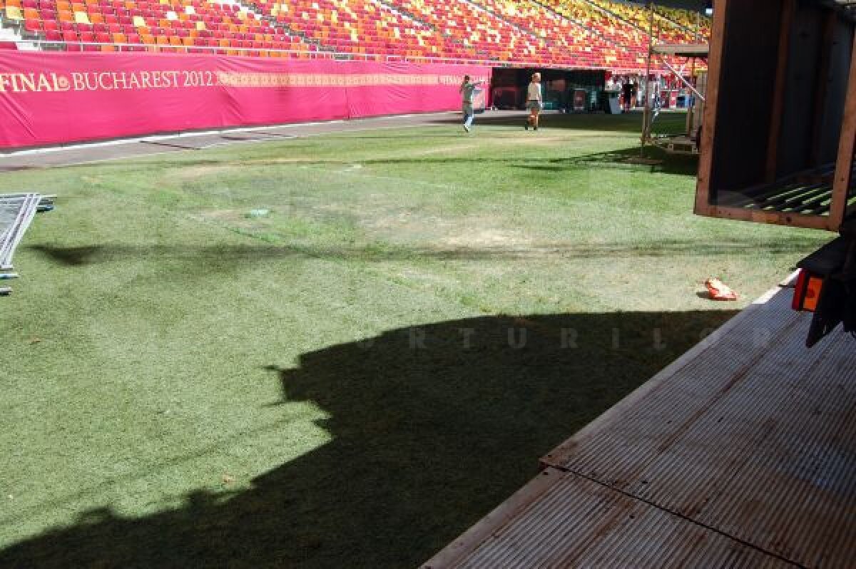 FOTO EXCLUSIV Arena se transformă! » Cel mai modern stadion din România va găzdui mîine concertul trupei Red Hot Chili Peppers