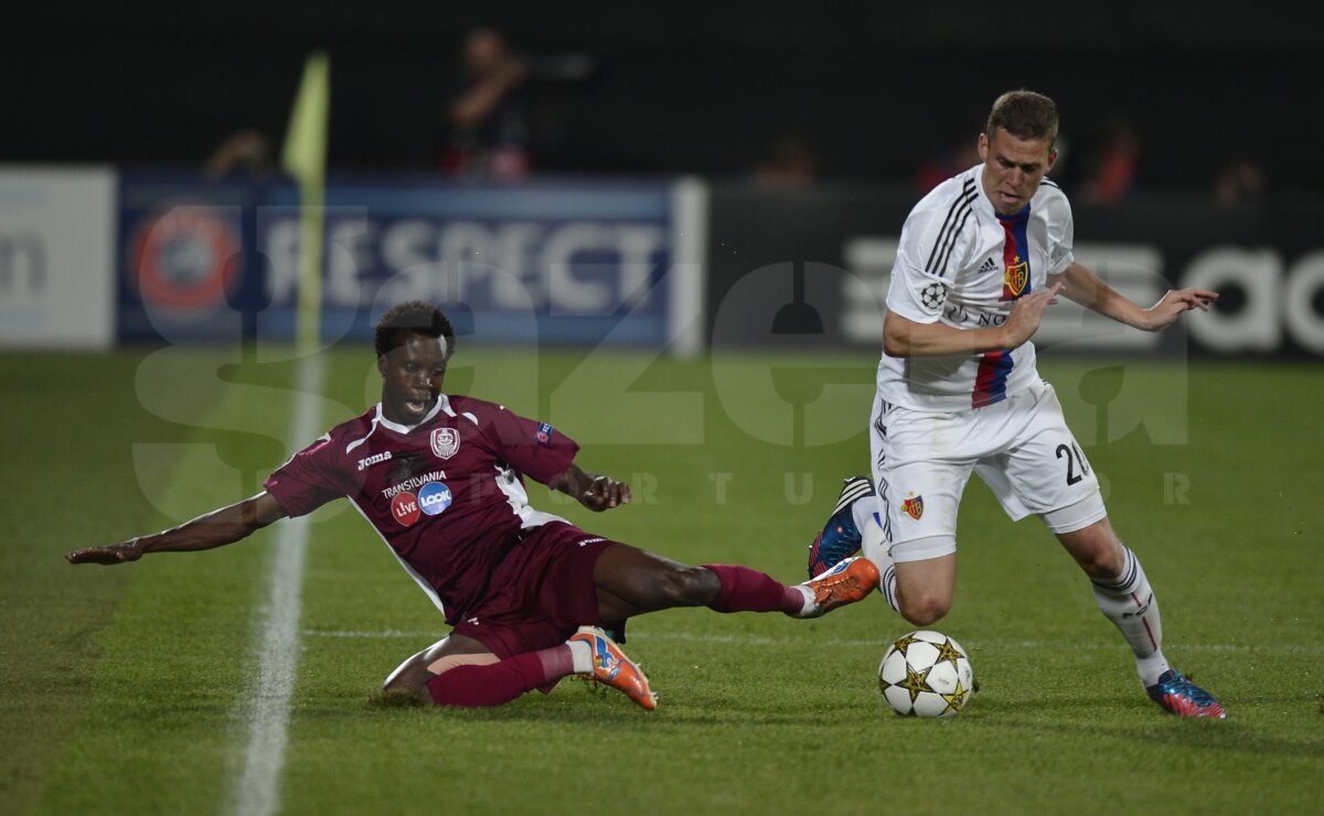 FOTO ŞI VIDEO CFR Cluj în grupele UEFA Champions League » CFR Cluj - FC Basel 1-0
