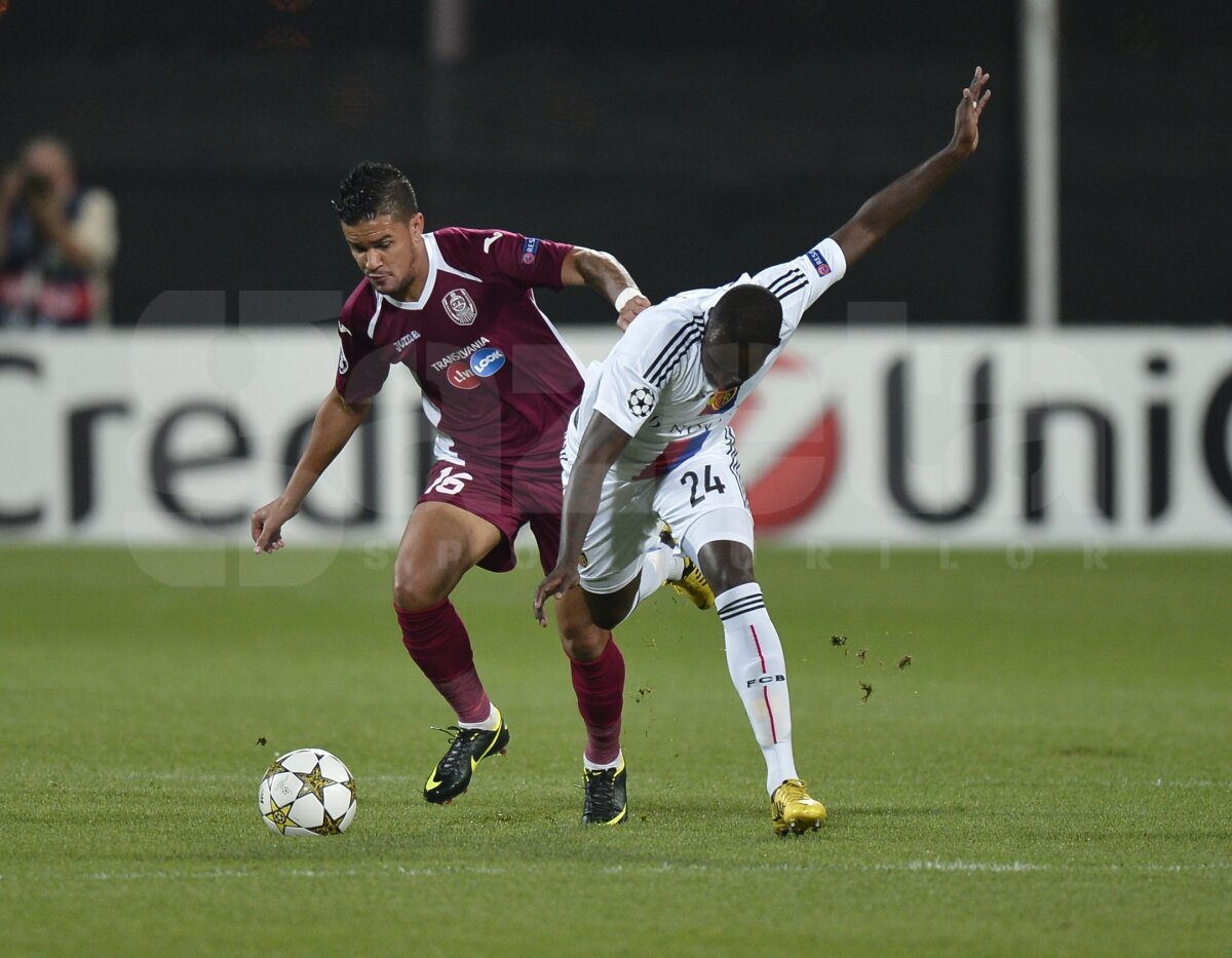 FOTO ŞI VIDEO CFR Cluj în grupele UEFA Champions League » CFR Cluj - FC Basel 1-0