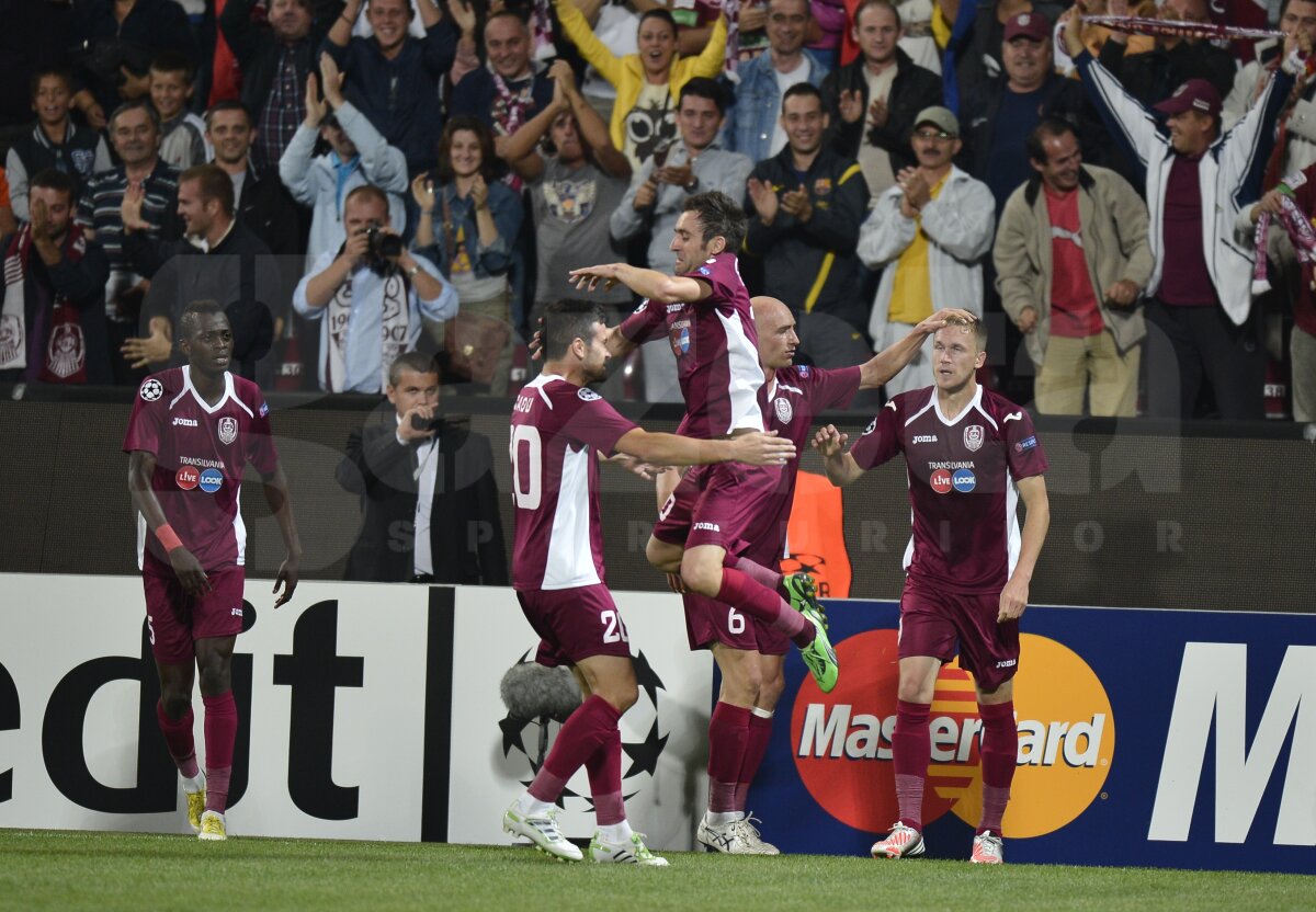 FOTO ŞI VIDEO CFR Cluj în grupele UEFA Champions League » CFR Cluj - FC Basel 1-0