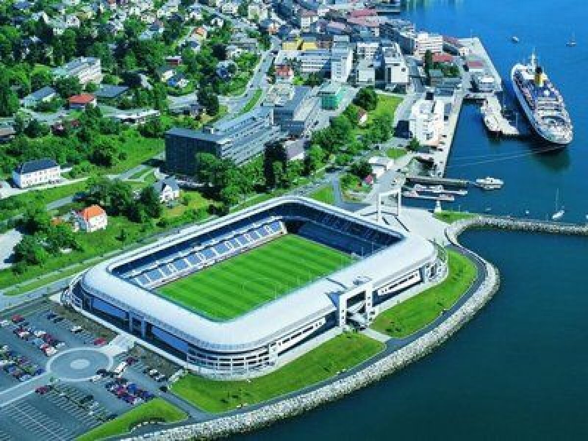 FOTO Aici va juca Steaua în această toamnă » Ce stadion are Molde FK, echipa cu care roş-albaştrii vor juca în Europa League!