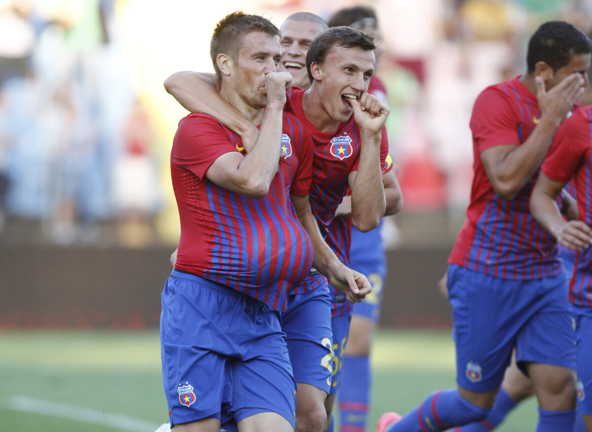 FOTO&VIDEO » Fortăreaţa Ghencea: Steaua a bătut iar Oţelul (2-1) într-un joc care a pornit furtunos, apoi s-a stins