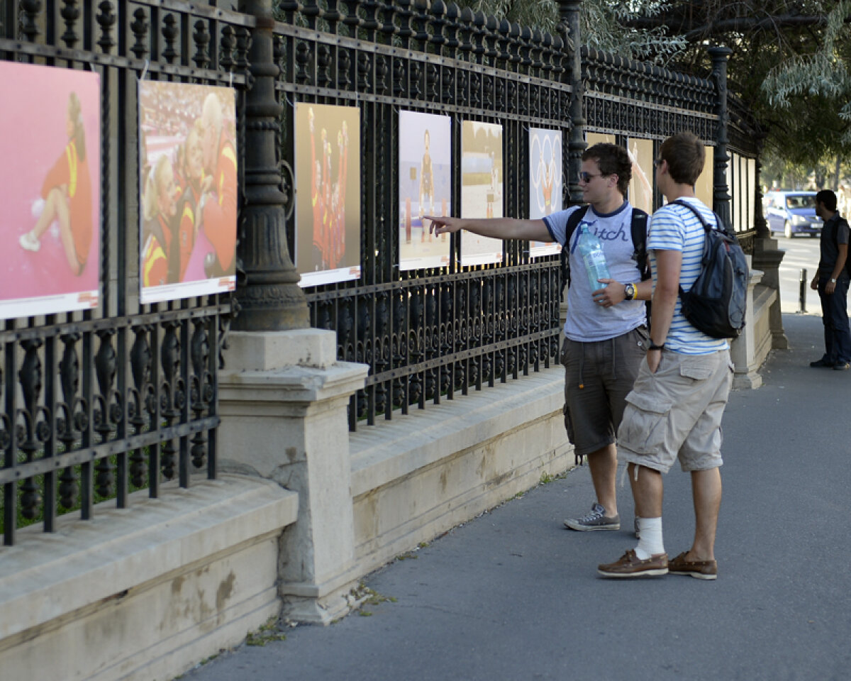 Mîndria României de la Londra » Expoziţie în aer liber cu fotografiile de la Jocurile Olimpice pe Calea Victoriei