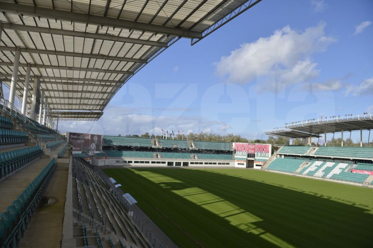 FOTO Aici dăm prima bătălie » Imagini cu stadionul pe care jucătorii lui Piţi vor înfrunta Estonia