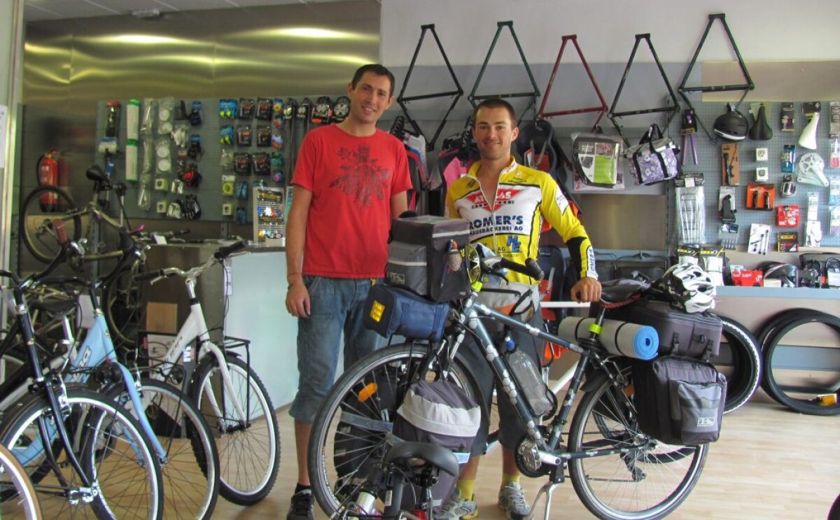 Românul care a înconjurat Europa pe bicicletă » Mihail Crăciun a pedalat în jurul continentului timp de 160 de zile