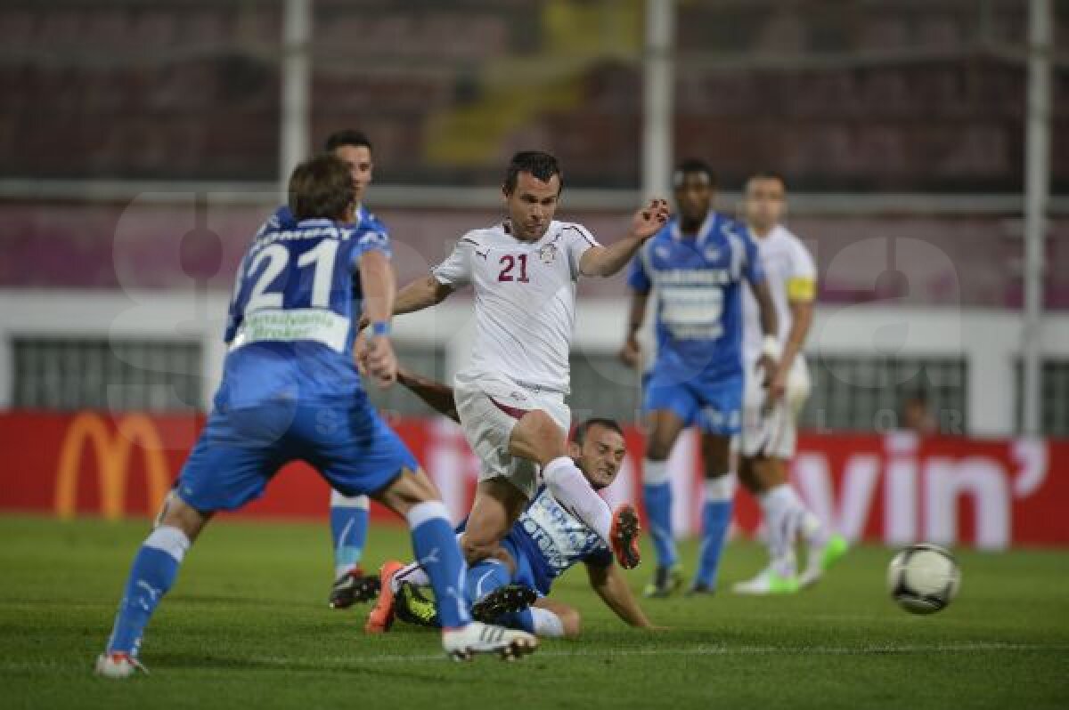 VIDEO Rapid cîştigă cu 3-1 în faţa Bistriţei şi urcă pe locul 6