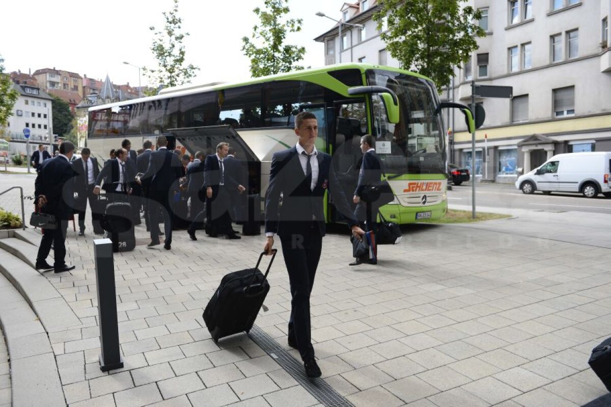 FOTO Steliştii au fost întîmpinaţi de o vreme rea la Stuttgart » Vezi imagini