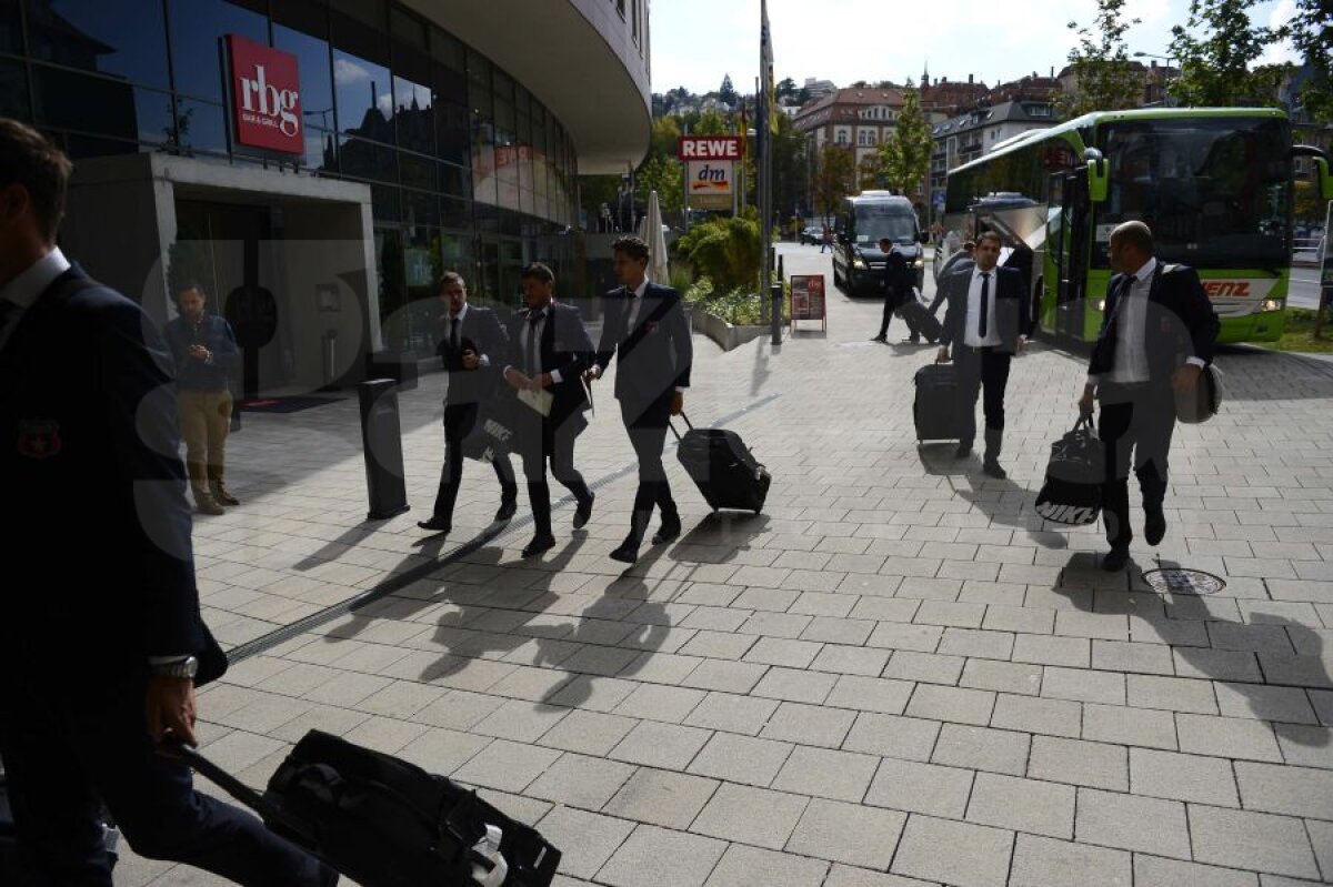 FOTO Steliştii au fost întîmpinaţi de o vreme rea la Stuttgart » Vezi imagini