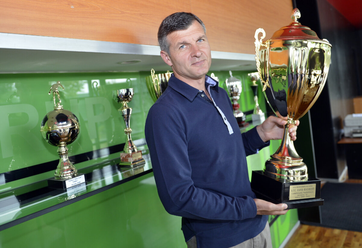 Interviu EXCLUSIV GSP » Sabău: "Am luat ultimul titlu al Rapidului ca jucător. Vreau unul ca antrenor"