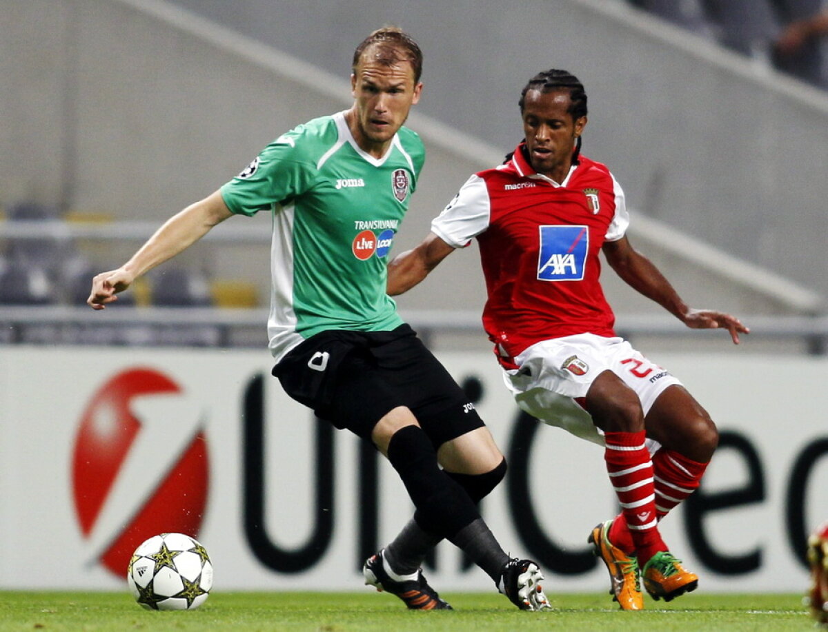 VIDEO Start lansat! » CFR Cluj se impune la Braga cu 2-0 şi e lider în grupa H