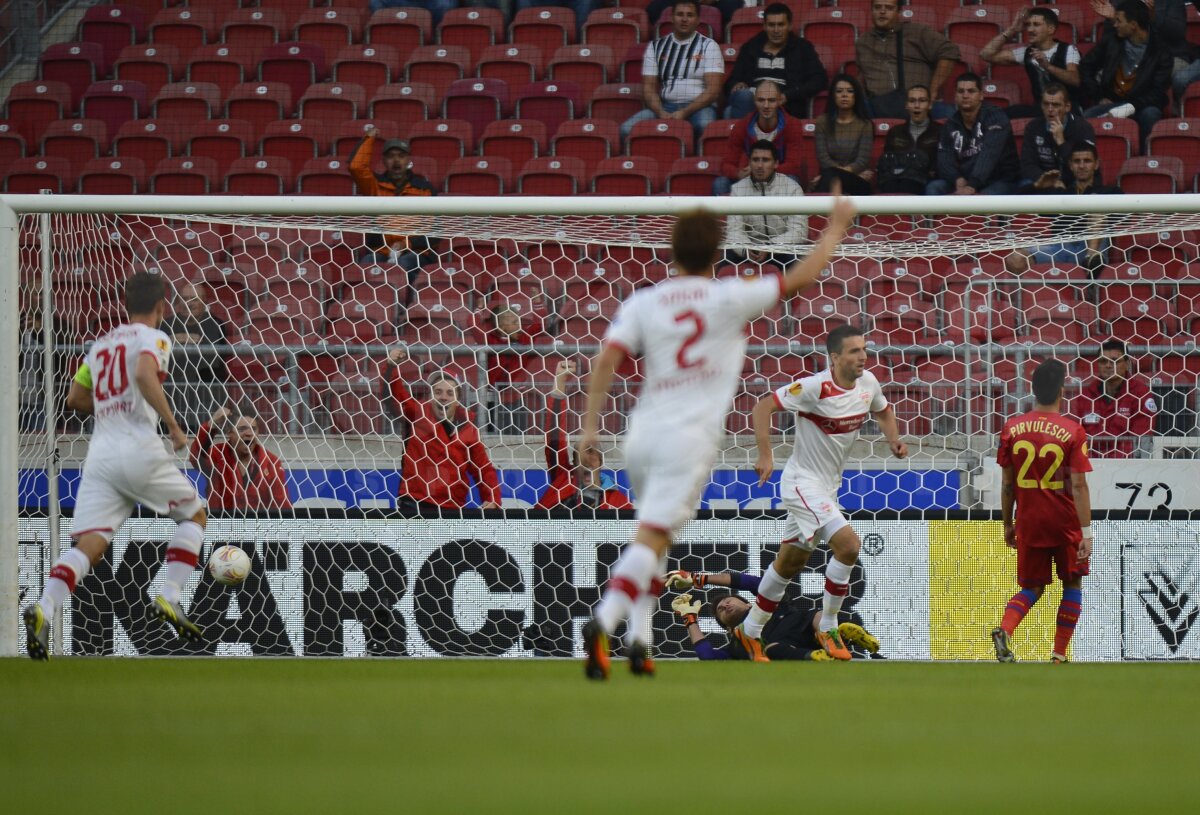 FOTO şi VIDEO  Stuttgart - Steaua 2-2 » La 5 minute de o victorie istorică