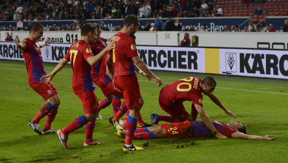 FOTO şi VIDEO  Stuttgart - Steaua 2-2 » La 5 minute de o victorie istorică