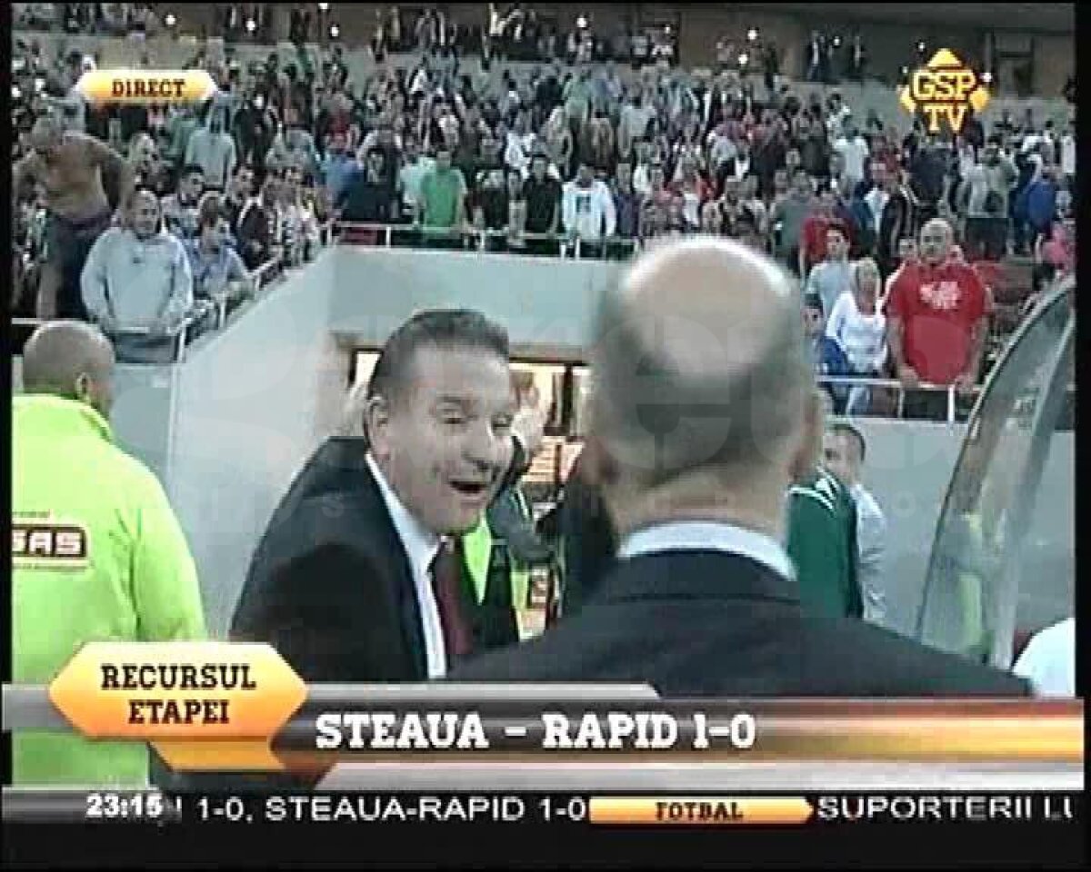 IMAGINI ŞOCANTE Herea lovit de un suporter pe Naţional Arena!