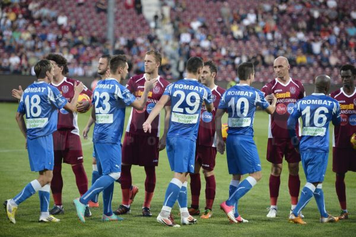 VIDEO+FOTO Pregătiţi de Manchester » CFR a învins Bistriţa cu 5-1 şi aşteaptă duelul cu United