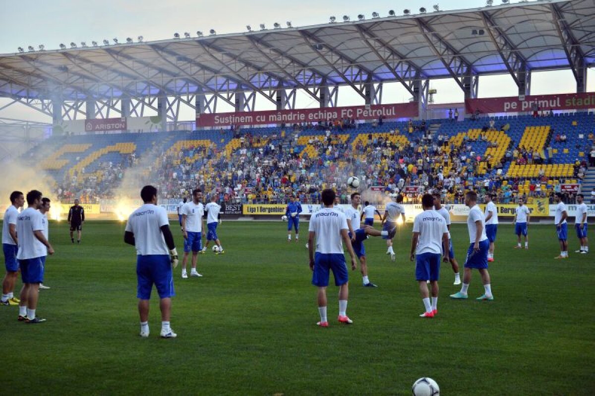 VIDEO Peste 2.000 de fani au încins ultimul antrenament al "lupilor" înaintea meciului cu Steaua » Arde Petrolul!