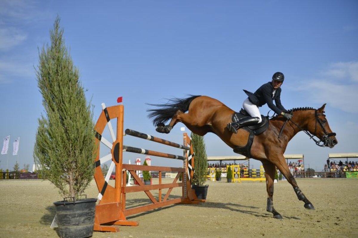 Marele Premiu al Municipiului Bucureşti în competiţia ecvestră cu obstacole a revenit ieri campionului en-titre Radu Ilioi » Duminica lui Brutus