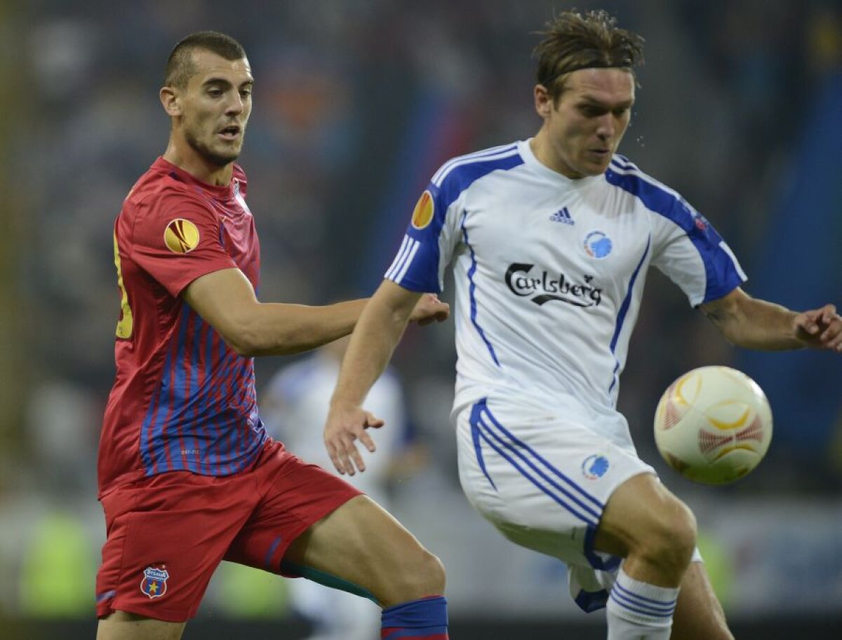 VIDEO&FOTO Roş-albaştrii au învins cu un gol miraculos » Steaua - FC Copenhaga 1-0