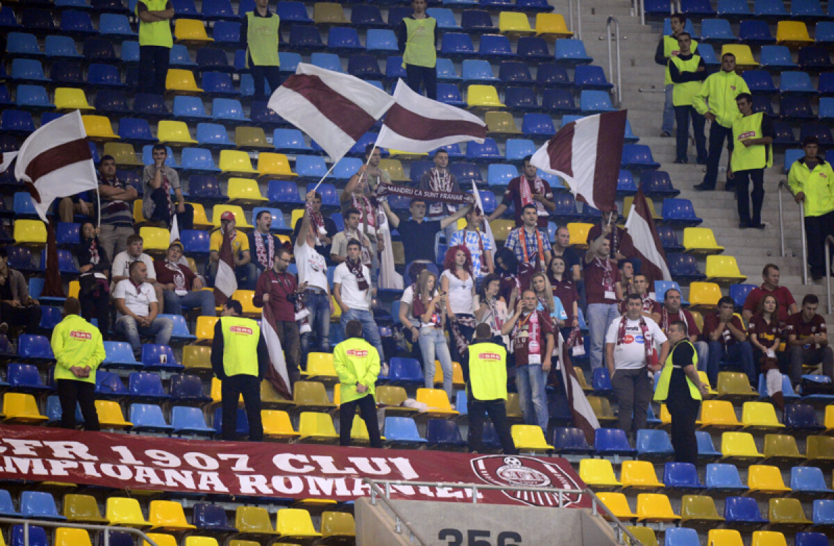 FOTO România, România! » Peste 35.000 de suporteri au susţinut Steaua la meciul cu CFR