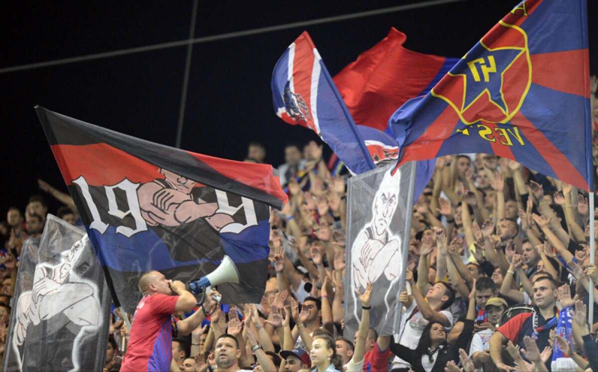 FOTO România, România! » Peste 35.000 de suporteri au susţinut Steaua la meciul cu CFR