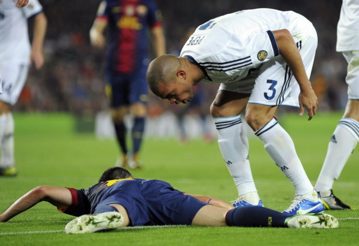 VIDEO Pepe: "Iniesta e penibil, dar aşa sînt cei de la Barça, simulează" » Tito: "Să-i facem un video lui Pepe cu faulturile făcute de el"