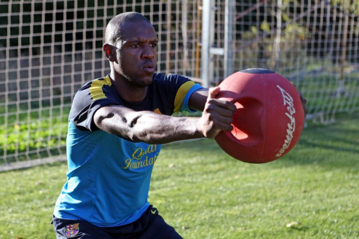 FOTO&VIDEO Aşa arată un învingător » Abidal se pregăteşte să revină pe teren, acum 6 luni medicii nu-i mai dădeau şanse să joace iar