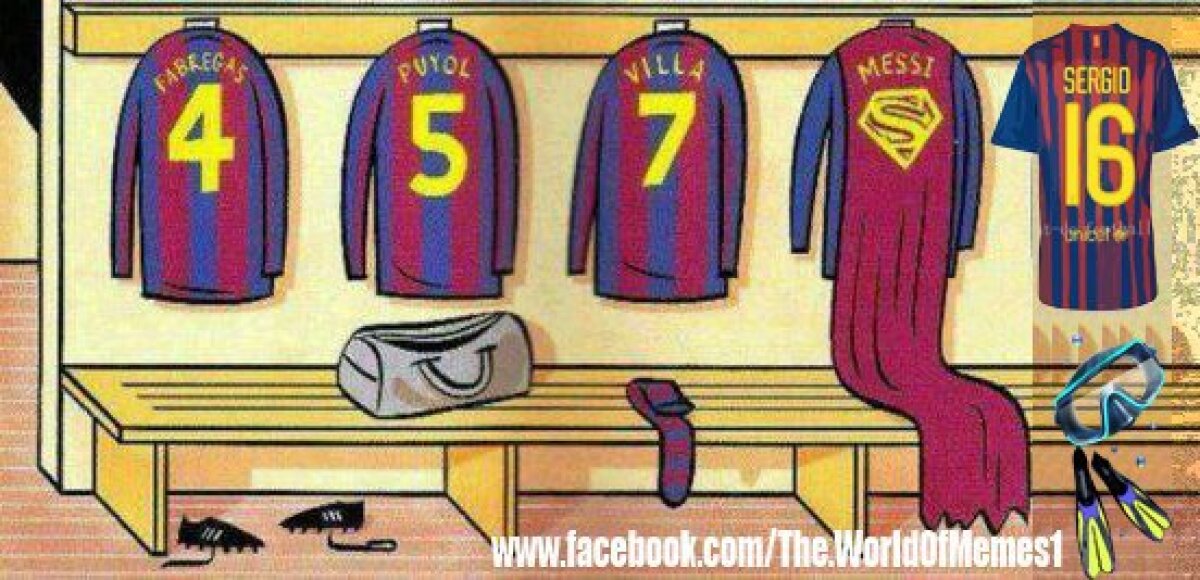 FOTO Duelul dintre Ronaldo şi Messi, în imagini » Cele mai tari caricaturi de la El Clasico