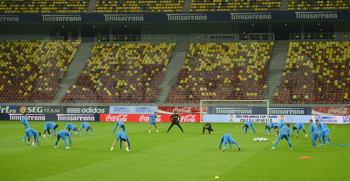 GALERIE FOTO / Olandezii au susţinut în această seară antrenamentul oficial » Ce au văzut cînd au intrat pe stadion!