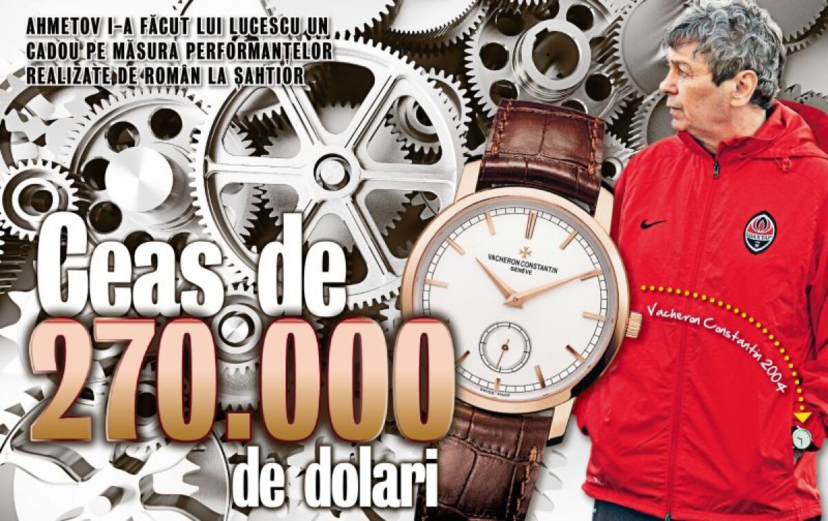 Mircea Lucescu a primit un cadou impresionant din partea patronului său » Il Luce, ceas de 270.000 de dolari!