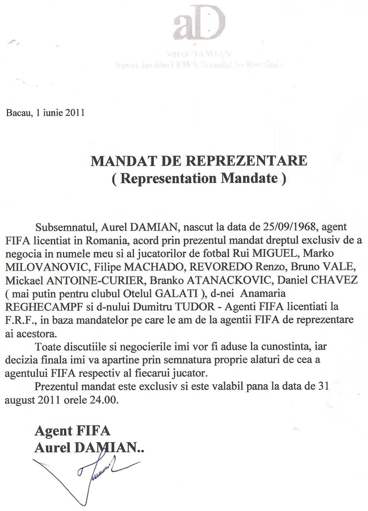 Documentul prin care Anamaria Prodan se apără în faţa lui Dumitru Tudor "Ciorbă"