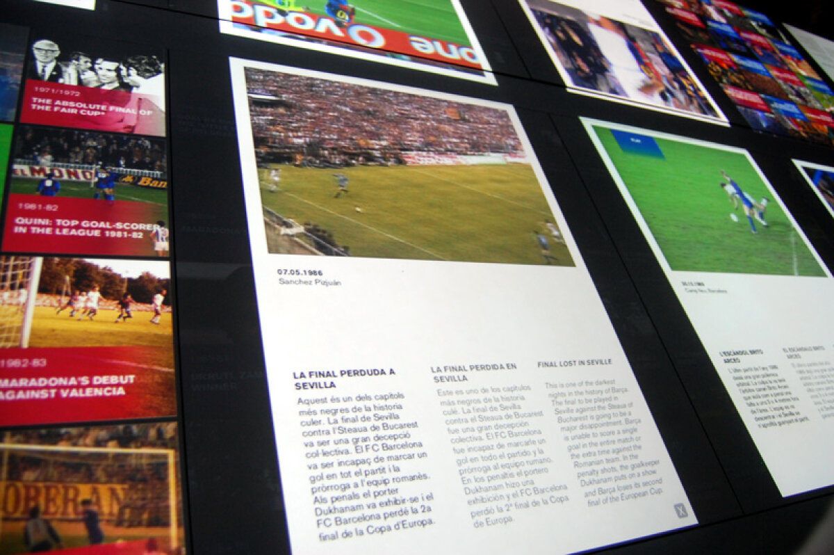 FOTO Steaua e drama din muzeul Barcelonei! » Gruparea din Ghencea nu mai are un muzeu al ei, însă e la loc de cinste în cel al catalanilor