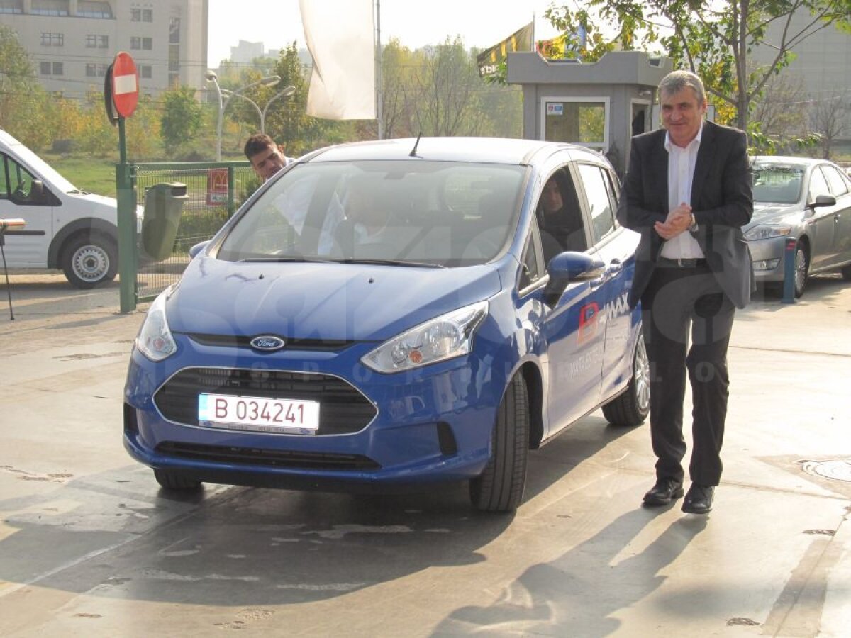 FOTO » Rapidiştii au participat la lansarea noului Ford B-Max: "E o maşină cu un preţ corect, nu e pe gustul lui Balaj"