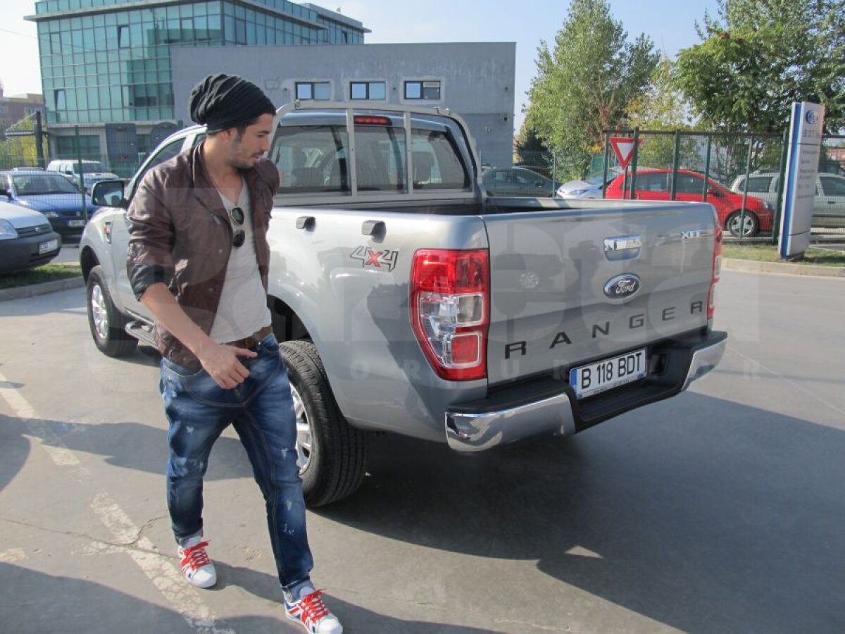 FOTO » Rapidiştii au participat la lansarea noului Ford B-Max: "E o maşină cu un preţ corect, nu e pe gustul lui Balaj"