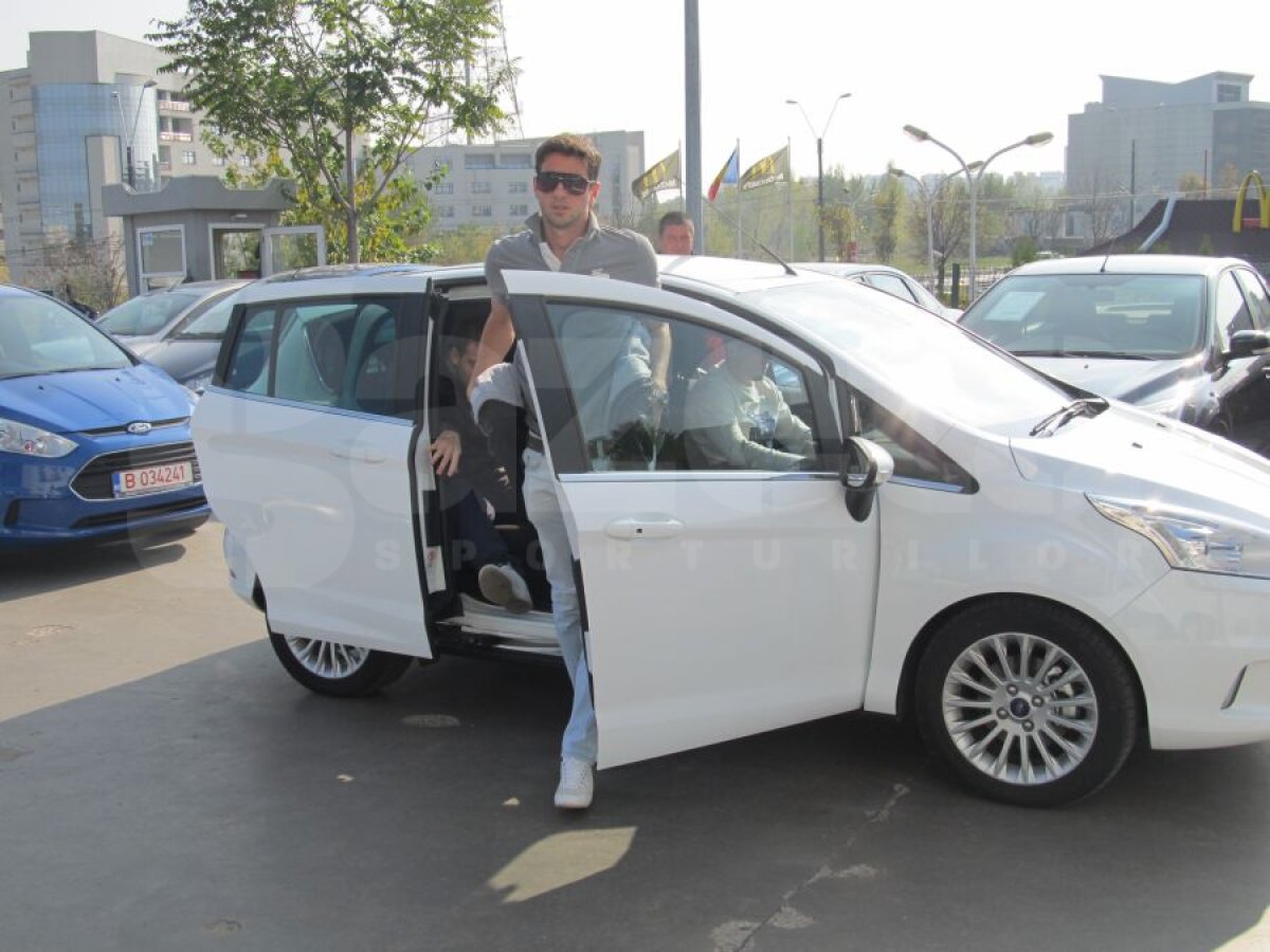 FOTO » Rapidiştii au participat la lansarea noului Ford B-Max: "E o maşină cu un preţ corect, nu e pe gustul lui Balaj"