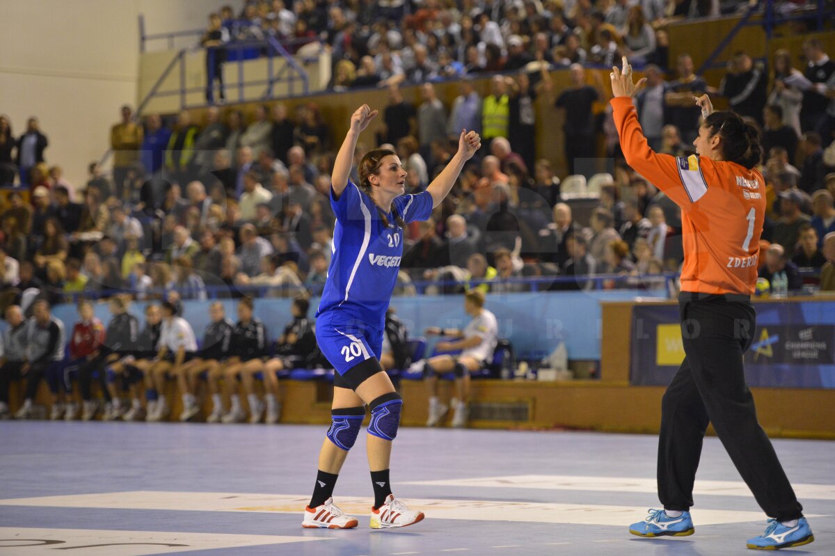 FOTO U Jolidon Cluj - Podravka Koprivnica 19-20 » Vicecampioana României a ajuns la a treia înfrîngere în Liga Campionilor în tot atîtea meciuri