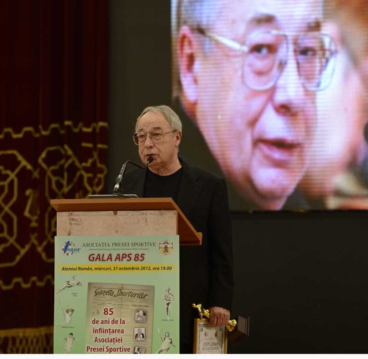 Sportul a cucerit Ateneul » Asociaţia Presei Sportive a sărbătorit 85 de ani de existenţă