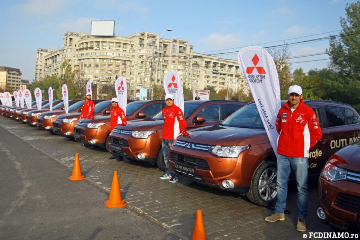 FOTO Dinamoviştii şi-au luat viteză înainte de meciul cu Steaua. Dănciulescu a fost cel mai rapid
