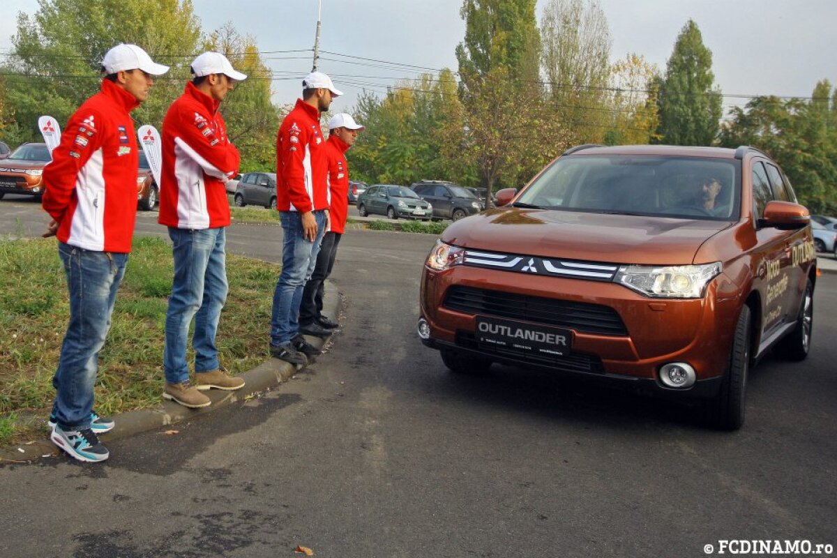 FOTO Dinamoviştii şi-au luat viteză înainte de meciul cu Steaua. Dănciulescu a fost cel mai rapid